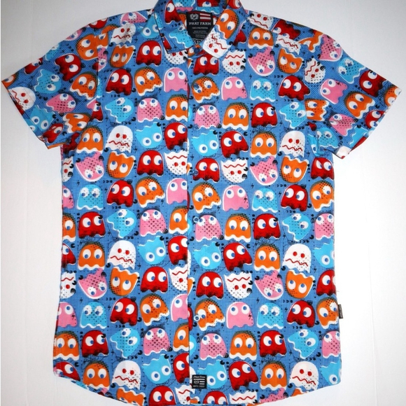 PHAT FARM PACMAN Short Sleeved Shirt sz small - Picture 1 of 8